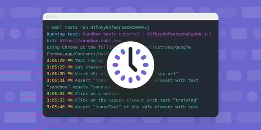 Test early and often using the mabl CLI